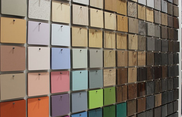 Colour swatch board